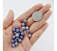 YIHANSS 30 Pcs Natural Crystal Ball Divination Sphere Ornament for Fengshui, Scrying, Home Decoration,Buddha Bracelet Beads Good Luck Amulet Gift Crystal