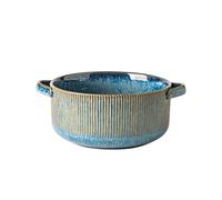 YIHANSS Ceramic Salad Bowls,Dessert Bowls, Ceramic French Onion Soup Bowl, 35 Ounce Kitchen Bowl, Round Soup Pot, Suitable for Pasta, Salad, Oatmeal, stew, Beef stew