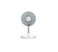YIHANSS Electric Fan Folding Fan Portable Table Fan Silent Shaking Head Rechargeable Floor Fan Household Desktop Fan Mini Fan (Color : Green)