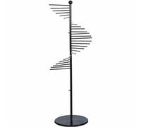 YIHANSS Floor-Standing Metal Spiral Scarf Display Stand, Pants Hanger Display Rack, 30 Non Slip Rods, for Home Clothing Store Commercial,B,170cm (C 170cm)