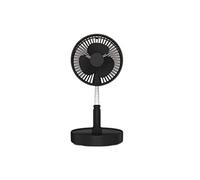 YIHANSS Folding Fan Desktop Floor Dual-use Telescopic Silent USB Charging Desktop Home Student Dormitory Office Mini Fan (Color : Pink)