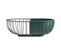 YIHANSS Fruit Bowls Wrought Iron Fruit Basket Metal Wire Hollow Out Drain Bowl Snacks Storage Dish Stand for Living Room Kitchen Fruit Basket