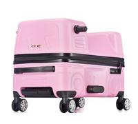YIHANSS Kids Ride-on Travel Suitcase Car Shape, Portable Children's Rolling Luggage with 360° Spin Wheels, Carry Trolley Luggage with Password Lock, for School and Overnight Travel,Red,20IN