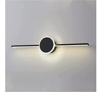 YIHANSS Light Modern LED Bathroom Mirror Lamps Minimalist LED Waterproof and Anti-Fog Bathroom Makeup Light Bedside Decor Wall Lamp (Color : Blanc, Size : 6000K 9W 40CM)