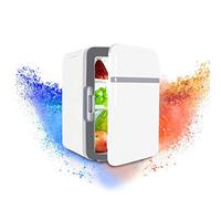 YIHANSS Mini Fridge 10L Portable Cooler And Warmer Home Car Dual-use Refrigerator For Bedroom, Office, Dorm, Car - For Skincare & Cosmetics