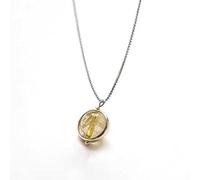 YIHANSS Necklaces Feng Shui 18K Real Gold Love Wealth Necklace Authentic Natural Stones Healing Chakra Crystal Reiki Lucky Wealth Ward Off Evil Spirits Necklace Inspirational Gift for Women Men
