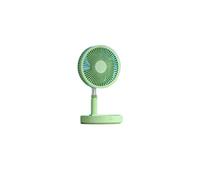 YIHANSS Platform Dual-use Telescopic Folding Fan Portable Usb Charging Small Fan Student Dormitory Desktop Mute Table Fan Mini Fan (Color : White)