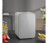 YIHANSS Portable Mini Fridge, Makeup Small Refrigerator, Compact Fridge For Kitchen, Dorm, Apartment, Office, Camping, Travel, Truck, Boat(Color:White) (White digital display)