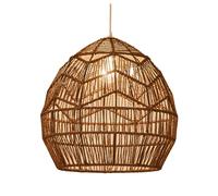 YIHANSS Retro Hemp Rope Pendant Lamp Large Handwoven Wicker Light Fixture Wicker Coastal Ceiling Light Chandelier, Lighting Industrial Dining Room Light Adjustable Farmhouse Hanging Lighting