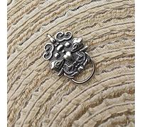 YIHANSS S925 Sterling Silver Charms for Jewelry Making Pixiu Charms Beads Meditation Ornament Pendants for Bracelet Necklace Making and Crafting Attract Wealth 1PCS Cinnabar