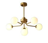 YIHANSS Scandinavian All-Copper Chandelier Living Room,Light Luxury All-Copper Magic Chandelier,Room Light,Bedroom Light,Modern Minimalist Dining Room Light
