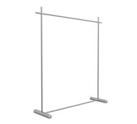 YIHANSS Silver Clothing Rack,Modern Clothes Rack Retail Display Clothes Rack Freestanding Garment Rack,Creative Commercial Wedding Dress Display Shelf for Boutique Retail (100 * 160cm)