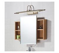 YIHANSS Wall lamp Led Wall Lamps Bronze Black Bathroom Lighting Compatible with Kitchen Modern Long Mirror Light Compatible with Bedroom Makeup Living Room Chandeliers Modern(Blackcoolwhite,L56cm)