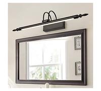 YIHANSS Wall lamp Led Wall Lamps Bronze Black Bathroom Lighting Compatible with Kitchen Modern Long Mirror Light Compatible with Bedroom Makeup Living Room Chandeliers Modern(Blackcoolwhite,L56cm)