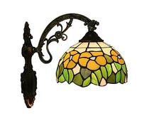 YIHANSS Wall Lamps Sconces Tiffany Lamp Rustic Led E27 Mediterranean Applique Vitral Screen Lighting Balcony Hall