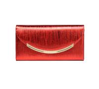 YIHANSS Women's Business Handbags Money Clips Wallets Genuine Leather Card Cases Shoulder Bags Evening Bags (Size : Red)