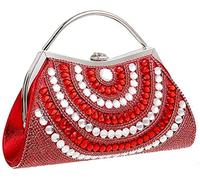 YIHANSS Women's Evening Handbags,Ladies Dress Dinner Bag with Diamonds European and American Banquet Clutch (Gold) (Blue)