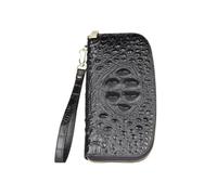 YIHANSS Women's Money Clips Wallets Business Handbags Coin Purses Genuine Leather Card Cases Money Organisers 8.1Inch (Size : Red)