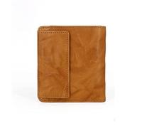 YIHANSS Women's Wallets, Genuine Leather Business Wallets, Money Organisers, Card-Cases, Blocking Wallet, Men's Money Clips (Color : Red)