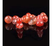 YIHANSS Wu Lou Gourd Charm Pendant Accessories Crystal Feng Shui Agates Chakra Auspicious DIY Jewelry Making Crafting Bracelet Necklace Attracting Good Wealth Cinnabar
