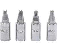 YIHUA #948DN 4PCS Desoldering Nozzles Set (0.8mm,1.0mm,1.2mm,2.0mm) Long-Life Type ONLY for YIHUA 948D-III 948D-I Desoldering Station for UK Model
