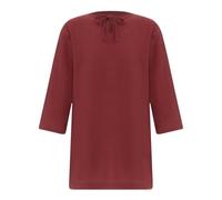 Yihuimin Kids Boys Medieval Tunic Top Renaissance Knight/Warrior/Pirate Viking Shirts Halloween LARP Cosplay Red 9-10 Years