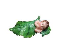 Yiida Miniature Fairies Figurines - Garden Decor | Resin Little Boy Fairy Garden Ornaments | Planter Pot Decorations | Resin Ornaments for Outdoor Decor 1.9 * 1 * 0.6 in