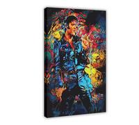yiili Elvis Presley 68 Comeback Special Poster Canvas Poster Wall Art Decor Print Picture Paintings for Living Room Bedroom Decoration Frame-style 24x36inch(60x90cm)