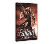 yiili Fallout New Vegas Game Cover Posters Canvas Poster Bedroom Decor Sports Landscape Office Room Decor Gift Frame-style 12x18inch(30x45cm)