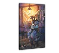 yiili Game Final Fantasy IX Poster Canvas Poster Wall Art Decor Print Picture Paintings for Living Room Bedroom Decoration Frame-style 20x30inch(50x75cm)