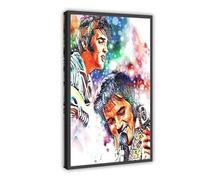 yiili Rock Singer Elvis Presley Poster (14) Canvas Poster Bedroom Decor Sports Landscape Office Room Decor Gift Frame-style 08x12inch(20x30cm)