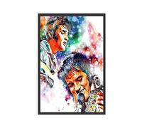 yiili Rock Singer Elvis Presley Poster (14) Canvas Poster Wall Art Decor Print Picture Paintings for Living Room Bedroom Decoration Unframe-style 16x24inch(40x60cm)