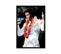 yiili Rock Singer Elvis Presley Poster (5) Canvas Poster Wall Art Decor Print Picture Paintings for Living Room Bedroom Decoration Unframe-style 20x30inch(50x75cm)