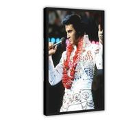 yiili Rock Singer Elvis Presley Poster (5) Canvas Poster Wall Art Decor Print Picture Paintings for Living Room Bedroom Decoration Frame-style 24x36inch(60x90cm)