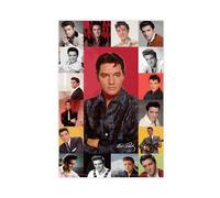 yiili Rock Singer Elvis Presley Poster Canvas Poster Bedroom Decor Sports Landscape Office Room Decor Gift Unframe-style 16x24inch(40x60cm)