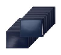 YIIOSS 40Pcs Diploma Cover 8.5''x 11'' Diploma Holder Padded Graduation Certificate Holders Certificate Covers Smooth Leather,Navy Blue
