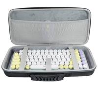 YIIWAY 75% 84 Key Keyboard Case, Hard Travel Case Compatible with Logitech MX Keys Mini Minimalis/MX Mechanical Mini/Pebble Keys 2 K380s / POP ICON Keys, Case Only - Black YC85001