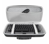 YIIWAY 75% 84 Key Keyboard Case, Hard Travel Case Compatible with Razer BlackWidow V3 Mini HyperSpeed/BlackWidow V4 Pro 75% / Huntsman V3 Pro Mini, Case Only - Black YC85003