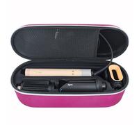 YIIWAY Hard Travel Case Compatible with Dyson Airwrap Co-anda 2X (Straight+Wavy) Multi-Styler and Dryer HS09, Case Only - Deep Pink YC86006