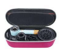 YIIWAY Hard Travel Case Compatible with Dyson Supersonic Nural Hair Dryer HD16 (Straight+Wavy), Case Only - Deep Pink YC86003
