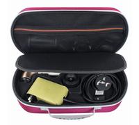 YIIWAY Hard Travel Case Compatible with Dyson Supersonic r Hair Dryer HD17, Case Only - Deep Pink YC86005