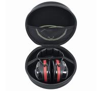 YIIWAY Hard Travel Case Compatible with Honeywell Howard Leight Impact Sport/Impact PRO/Sync/Leightning L3 / VS110 / VS120FHV / VS130 Ear Defenders Earmuff, Case Only - Black YC80083