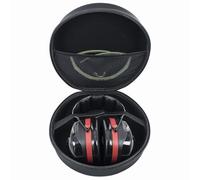 YIIWAY Hard Travel Case Compatible with Walker's Razor Slim/Razor Compact/Game Ear/Razor Tacti-Grip/FireMax/XCEL/Unisex Ear Defenders Earmuff, Case Only - Black YC80085