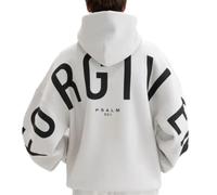 yijan Unisex Essential Hoodie Oversized Christian Heavyweight Faith Sweatshirt Essential Streetwear Sweatshirt (White-Forgiven,3XL)