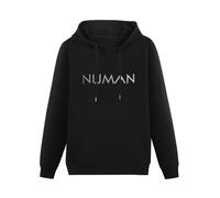 YIJIALIN Gary Numan Silver Exile-era Black Cotton Pullover Hoody Black L