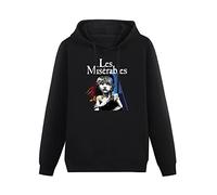 YIJIALIN Les Miserables Broadway Mens Fashion Hoodie Long Sleeve Pullover Sweatshirts Black M