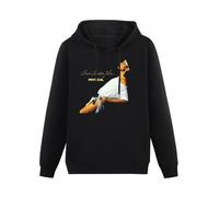 YIJIALIN Olivia Newton John Physical Poster Hooded Hoody With Pocket Pullover Sweatshirts Black L