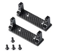 YijiaLink 2-Pack Aluminum Alloy Servo Mount Fixed Holder Bracket for 1/10 Axial Wraith 90048 RR10 RC Crawler Car
