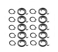 YiJianLiangBai Pack of 10 Door Handle Springs Replacement Kit, 2mm Thick Coils with Circlips for Internal Door Handles DIY Repair, Universal for Left & Right Handed Doors