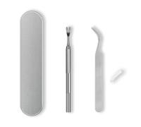 YiJianLiangBai Tick Remover Tools for Dogs, Professional Stainless Steel Tick Remover for Humans Cats Dogs, Tick Lice Remover Tool Kit Tweezers & Fork Removal Tool with Storage Box